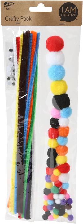 Produktbild I Am Creative Chenille, Pompon bunt
