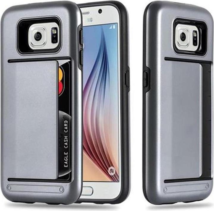 Image du produit Cadorabo Étui de protection hybride avec compartiment pour carte (Samsung Galaxy S6)