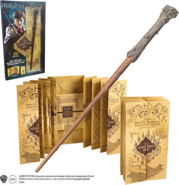 Actual product image Noble Collection Harry Potter - Bacchetta di Harry con mappa del Malandrino (Blister)