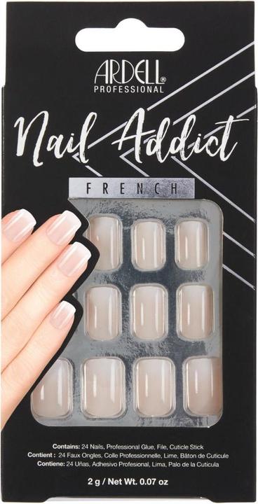 Actual product image Ardell Nail Addict French Subtle 28 Stk (Artificial nails, Nude)