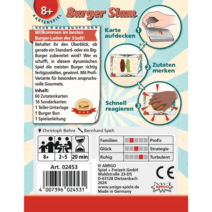 Image du produit Amigo Burger Slam, d (Allemand)