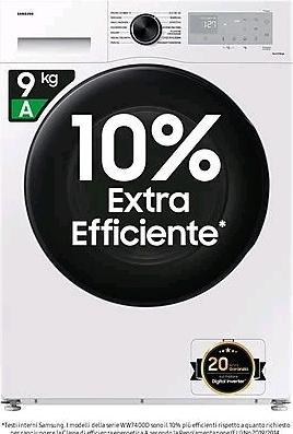 Actual product image Samsung WW90CGC04DAHET Crystal Clean washing machine (9 kg, Left)