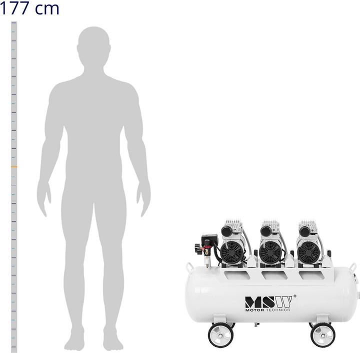 Produktbild MSW Druckluft-Kompressor (7 Bar, 65 l)