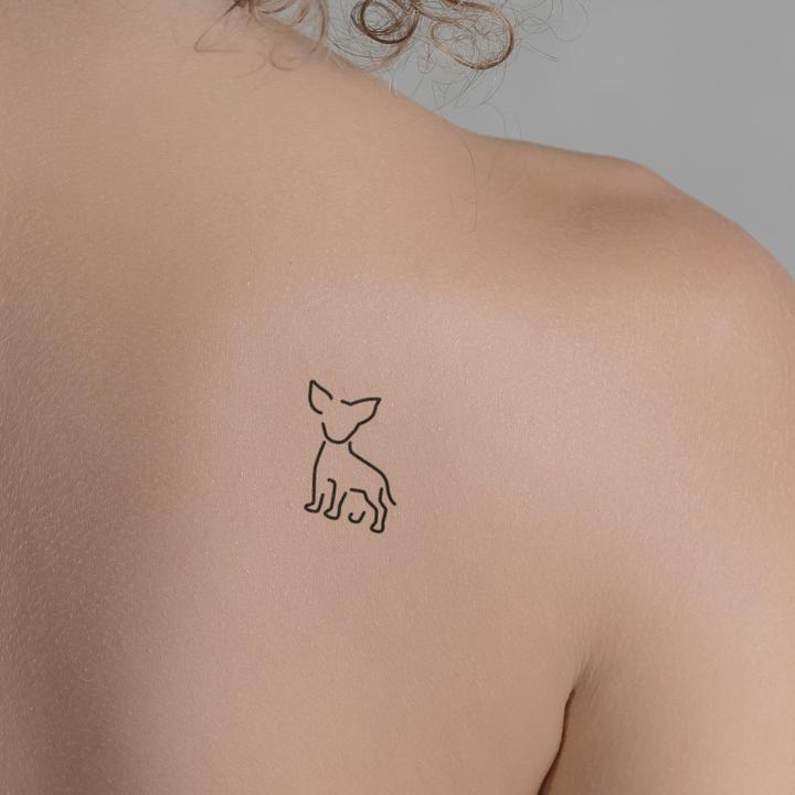 Image du produit minink Tatouage temporaire - Petit chien