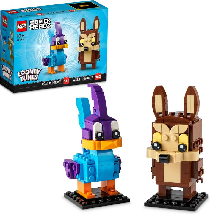 Actual product image LEGO Road Runner & Wile E. Coyote (40559, LEGO Brickheadz)