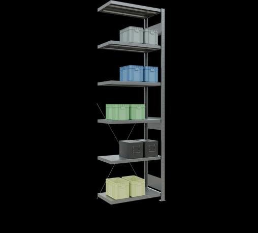 Actual product image Schulte Lagertechnik MULTIplus250 boltless bay system with cross brace