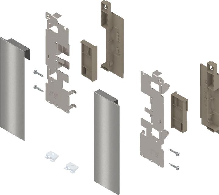 Blum LEGRABOX front bracket internal drawer with slide-in element height C, INOX