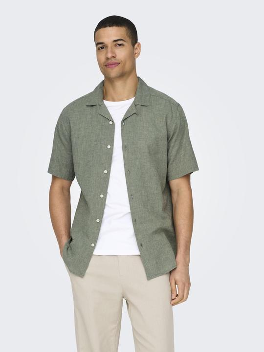 Image du produit Only & Sons Chemise unie à manches courtes (XS)
