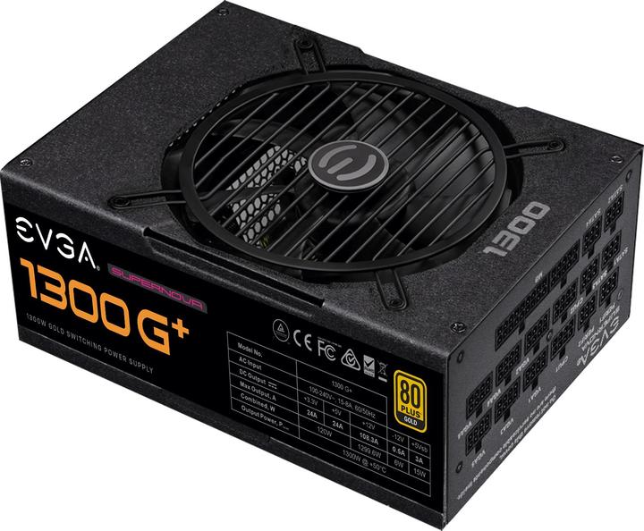 Produktbild EVGA Power Supply 1300 W Supernova ATX Model 80 Gold Fuente de Alimention (1300 W)