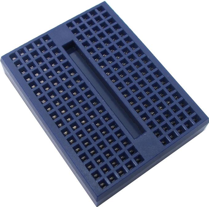 Play-Zone Lochraster-Steckplatine Breadboard-170 Blau