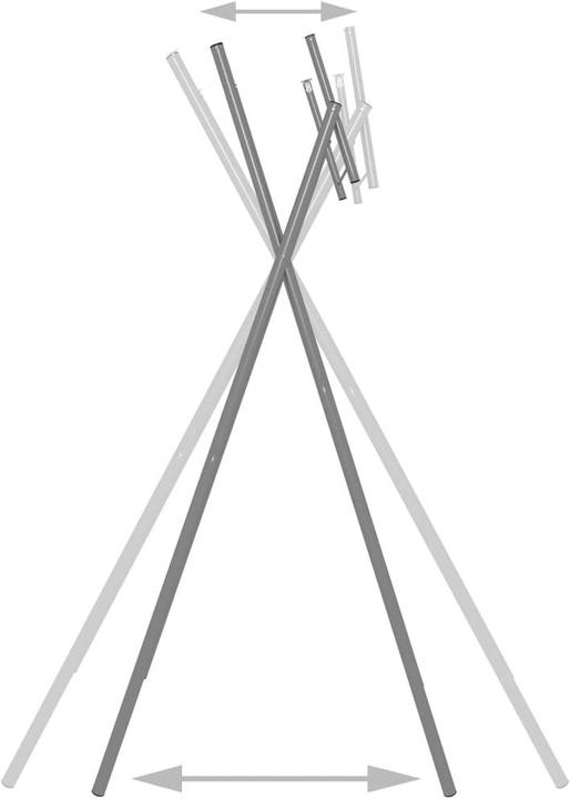 Actual product image VidaXL Tischbein (45 x 55 x 112 cm)