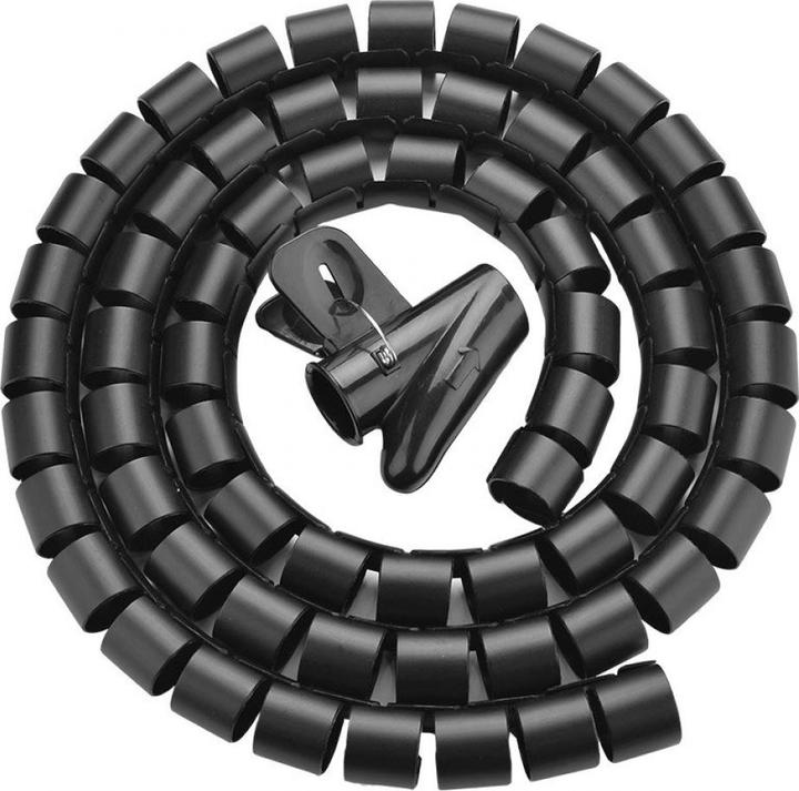 Ugreen Goulotte de câblage flexible Cable Zipper Management 5m (Tuyau spiralé pour câble, 500 cm)