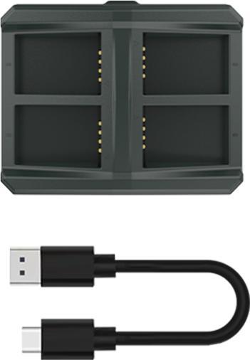 Actual product image Hollyland Solidcom C1 4-Slot Battery Charging Case