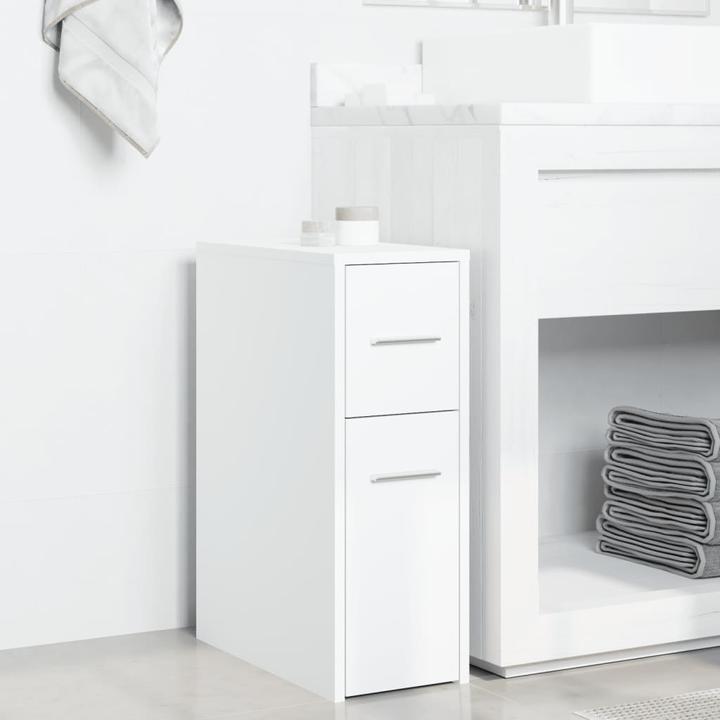 Produktbild VidaXL Badschrank Schmal mit Rollen