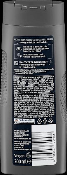 Actual product image dm Balea MEN Shower Gel Active Carbon (300 ml)