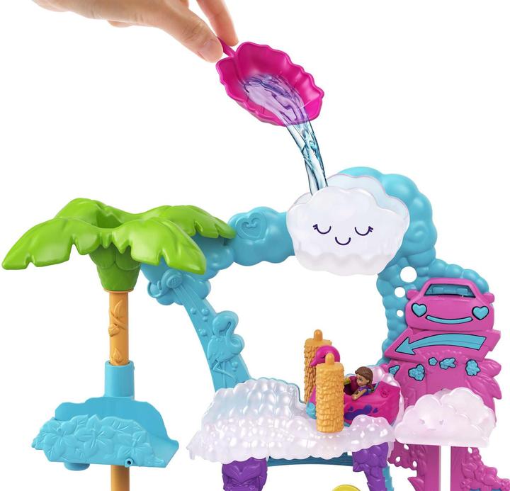 Produktbild Polly Pocket Pollyville Flamingo-Spass Autowaschanlage