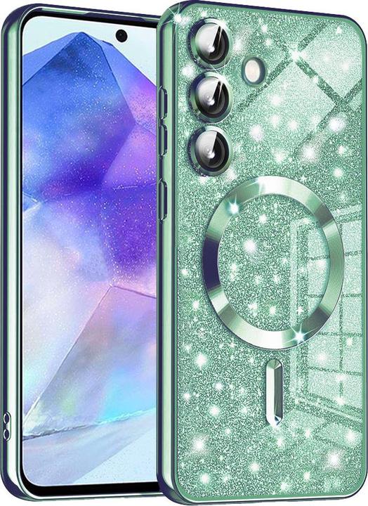 Immagine prodotto Techsuit - Luxury Glitter MagSafe - Samsung Galaxy A55 5G - Light Green (Samsung Galaxy A55)