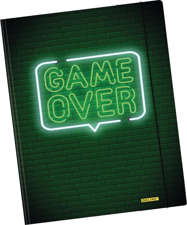 Actual product image Online Elasticated folder A4 07924/6 Game Over (A4)