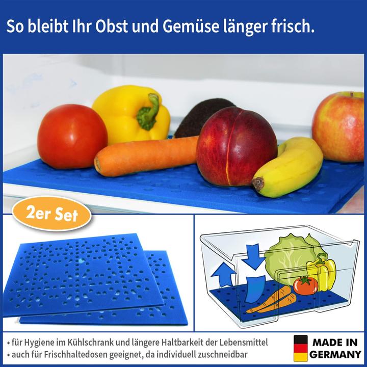 Kühlschrank-Unterlage für Obst und Gemüse