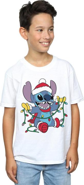 Image du produit Disney - T-shirt LILO AND STITCH CHRISTMAS LIGHTS - Garçon (152, 158)