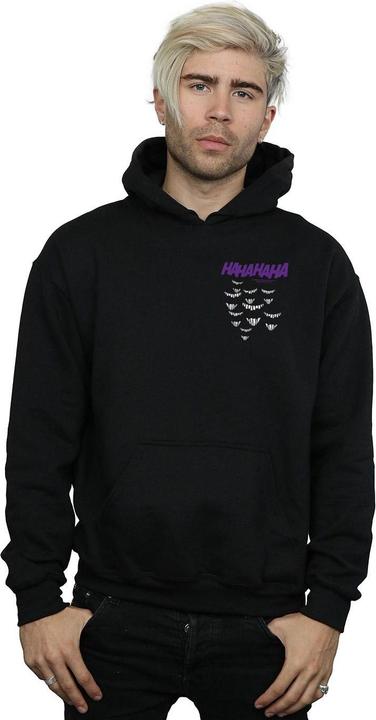 Actual product image Mens Batman Joker Smile Breast Print Hoodie (4XL)