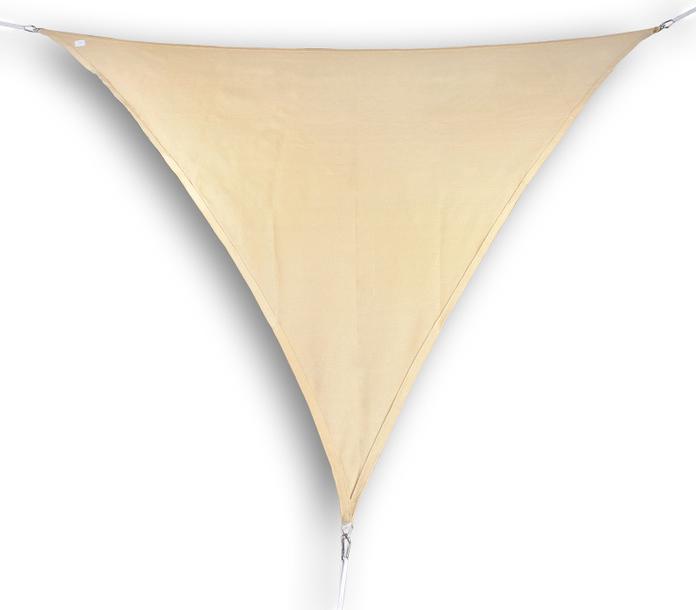 Actual product image Swisshandel24 Sun sail triangle 3x4x4m, sand (3 x 4 x 4 m)