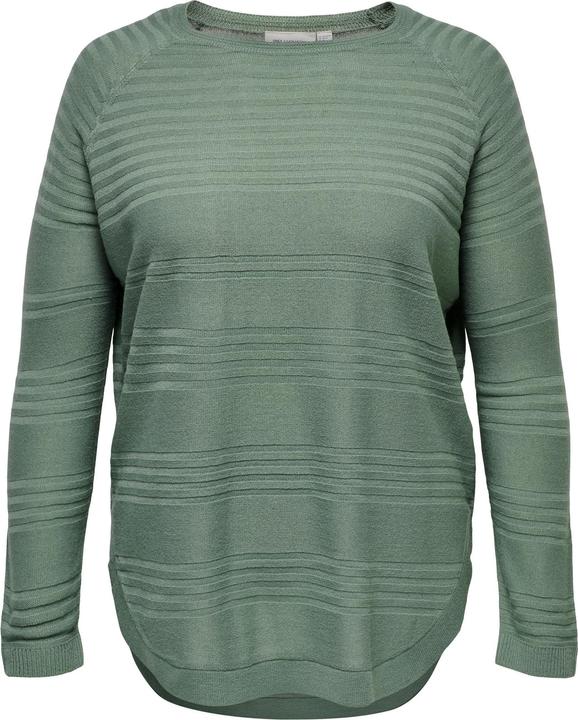 Only Curvy gemusterter Strickpullover (54, XL)