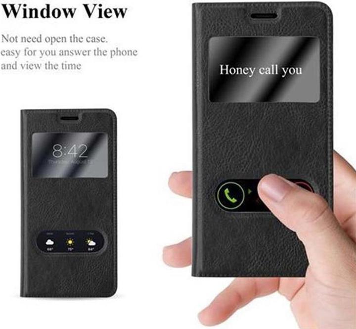 Produktbild Cadorabo Book mit View Doppelfenster Cover (Apple iPhone X)
