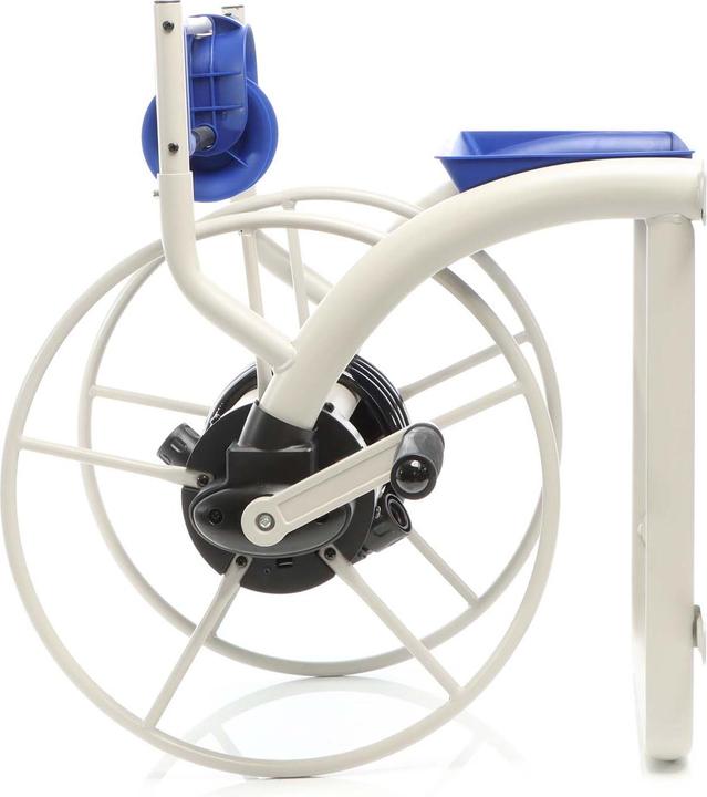 Produktbild XPOtool Schlauchtrommel Metall Wand Kurbel Wasserschlauch Aufroller Garten (60 m)