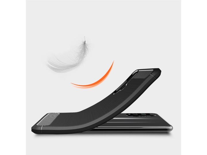 Image du produit Screenguard Housse Huawei Nova 5T Carbon Brushed Soft TPU (Huawei Nova 5T)