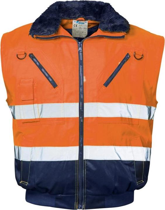 Produktbild Norway Warnschutz Pilotenjacke 4-in-1 orange/marine, Gr. S (S)