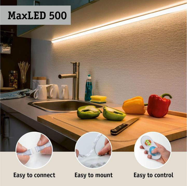 Actual product image Paulmann MaxLED 500 Full-Line COB Stripe corner (White, 3 cm, Indoor)