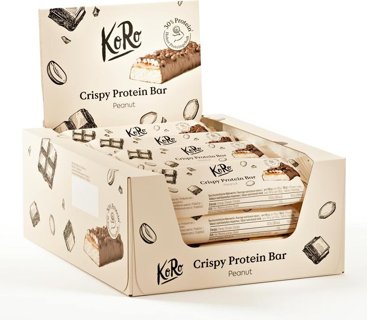 Produktbild KoRo Crispy Protein Bar (Erdnusse, Schokoladen, 1 Stk., 720 g)