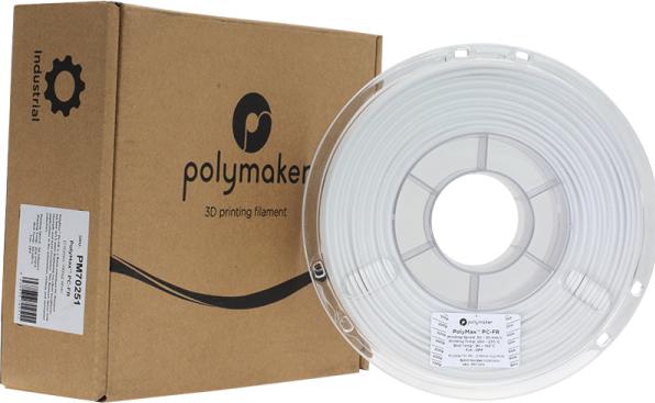 Image du produit Polymaker PolyMax PC-FR - Blanc - 2.85mm (PC, 2.85 mm, 1000 g, Blanc)