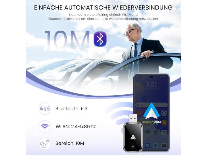 Immagine prodotto PowerGuard Wireless Android Auto Dongle