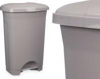 Produktbild Arte Regal Kunststoff-Treteimer 50l grau (50 l)