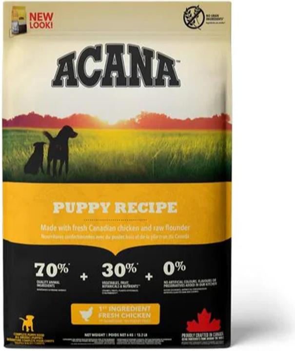 Image du produit Acana Nourriture sèche Puppy Recipe, 6 kg (Chiot + chaton, 1 pcs, 6140 g)