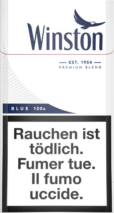 Actual product image Winston Blue 100S Box (10 pcs.)