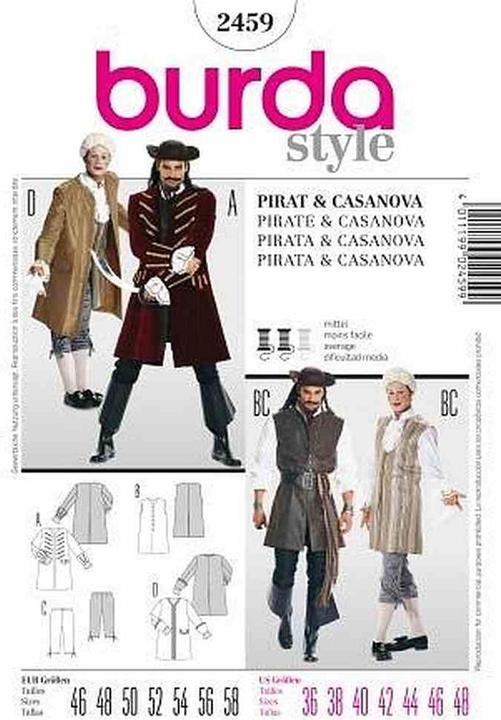 Image du produit Patrons Pirate Casanova