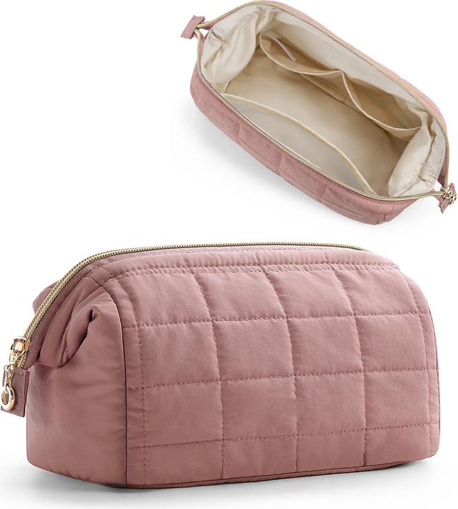 Only-Bags.Store Kosmetiktasche Make-up Organizer Breite Öffnung Tasche Reise Wesentliche Toilettenartikel Zubehör