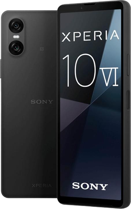 Image du produit Sony Xperia 10 VI (128 Go, Noir, 6.10", SIM + eSIM, 48 Mpx, 5G)