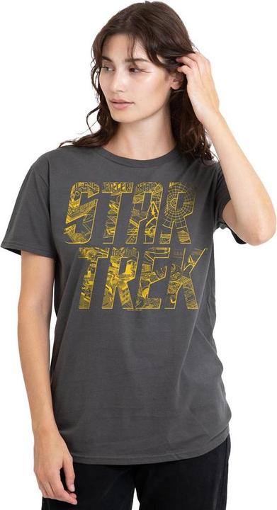 Actual product image Unisex Adult Schematic Logo T-Shirt (L)