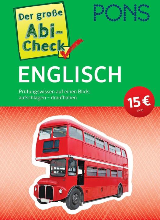 Produktbild PONS Der grosse Abi-Check Englisch (Deutsch, 2019)