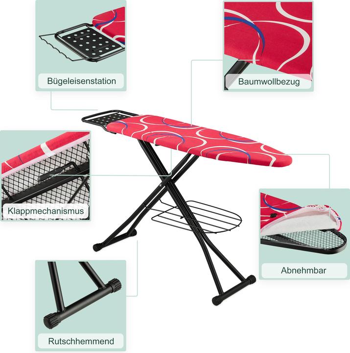 Actual product image Relaxdays Ironing table (110 x 33 cm)