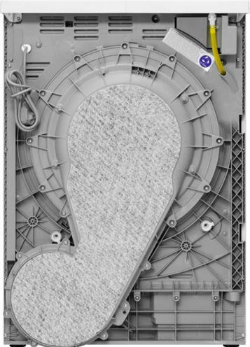 Actual product image Electrolux EW9HE83S3 tumble dryer Free installation Top loading 8 kg A++ White (8 kg, Left)