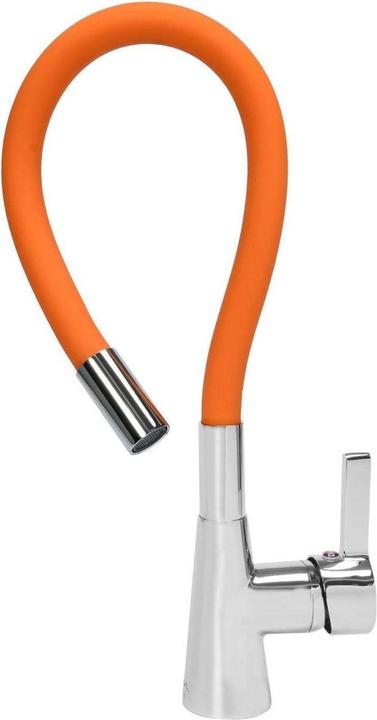 Image du produit Fala Robinet d'évier de cuisine flexible en orange robinet