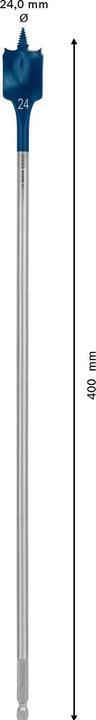 Produktbild Bosch Professional Zubehör EXPERT Self Cut Speed Flachfräsbohrer, 24 x 400 mm (24 Millimeter)