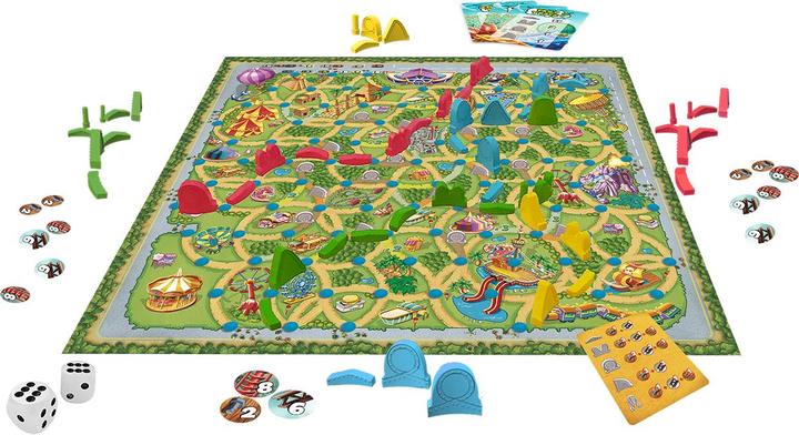 Immagine prodotto Jumbo Speedwagon, d/f/i da 8 anni, 2-4 giocatori, emozionante gioco di montagne russe. (Tedesco)
