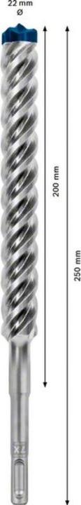Actual product image Bosch Professional Zubehör EXPERT SDS plus-7X hammer drill, 22 x 200 x 250 mm (22 mm)