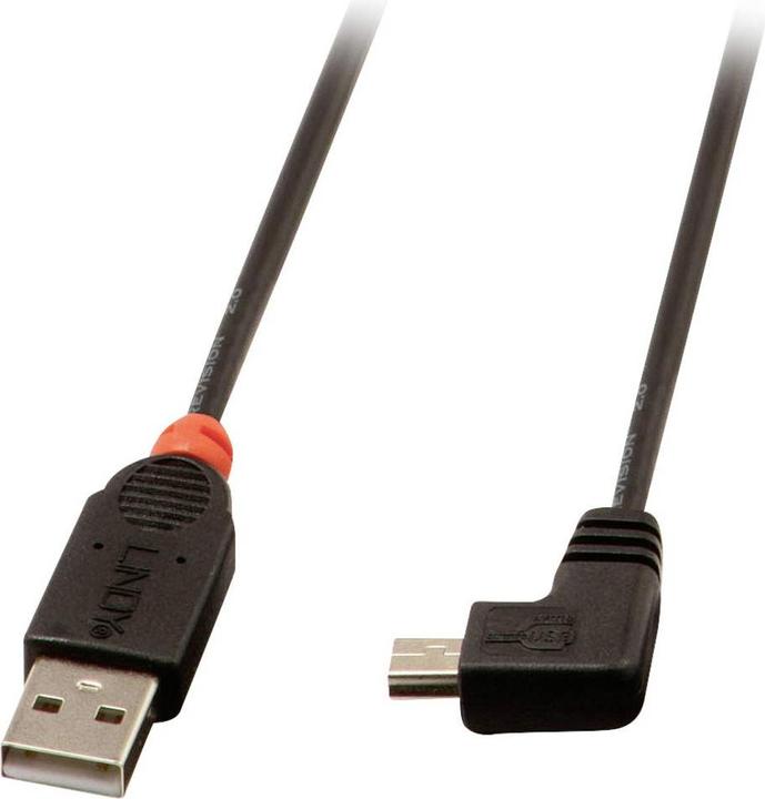 Image du produit Lindy Mini câble USB coudé (0.50 m, USB 2.0)